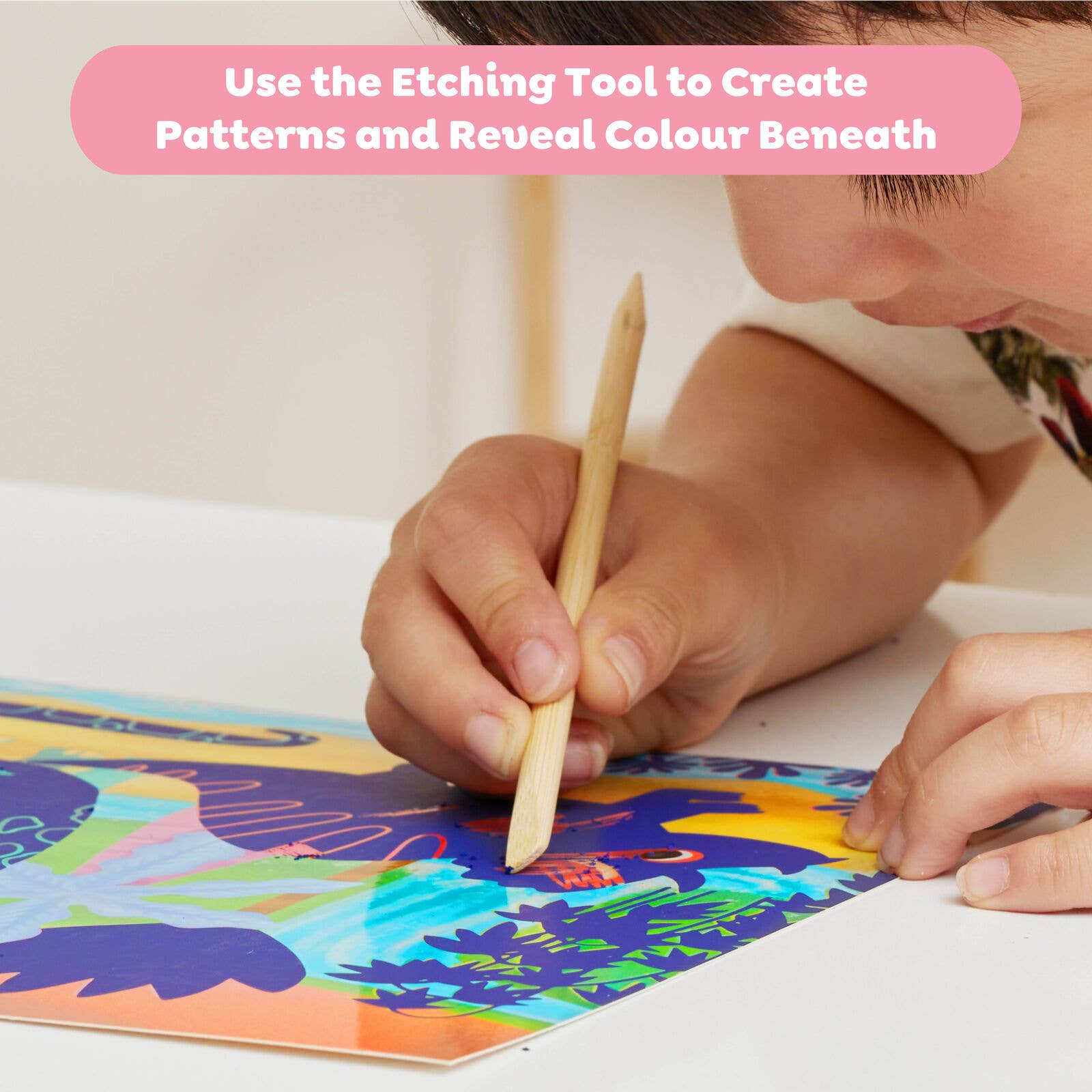 Tiger Tribe - Wholesale Art Set - Kids & Baby - Scratch Art - Garden3