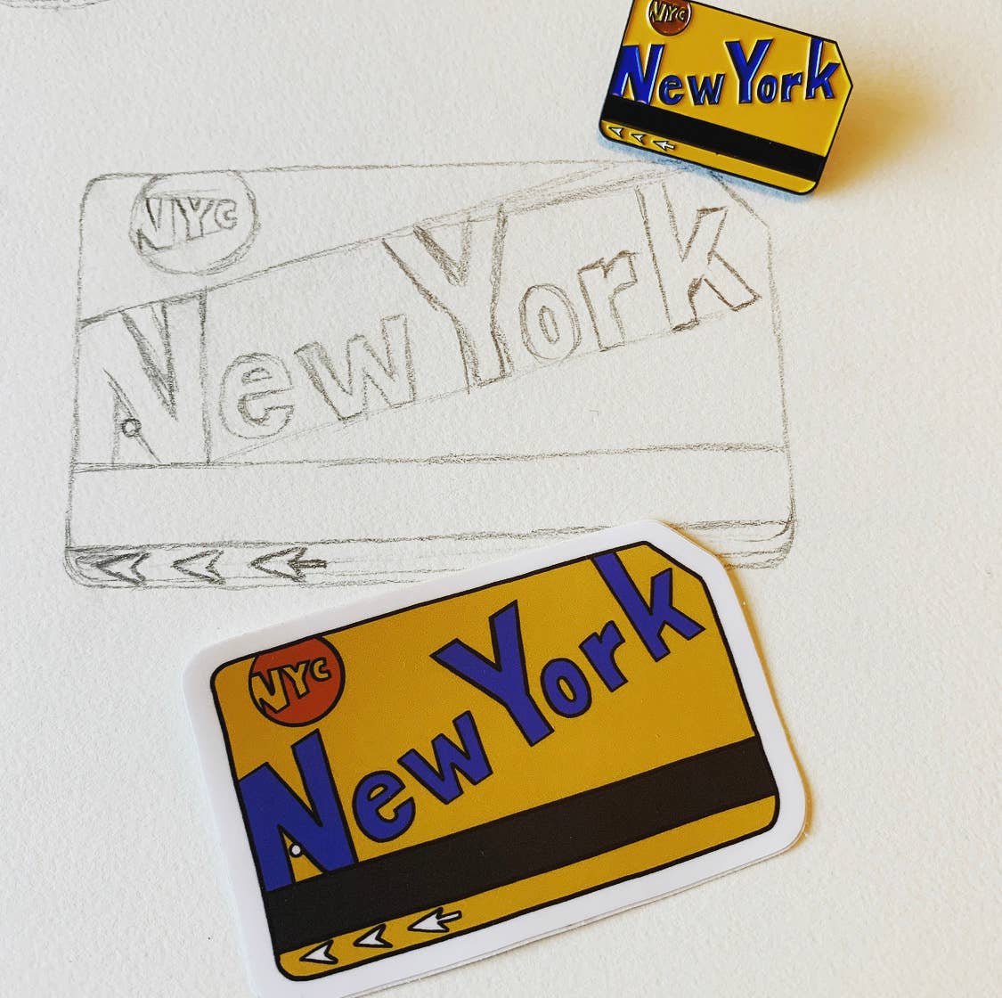 Made by Nilina - Wholesale Sticker - New York City Metrocard Vinyl Sticker - NY Subway Souvenir1