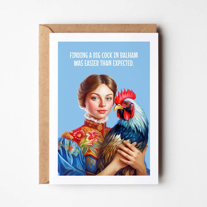 Gros Coq - Carte Personnalisée pour la vente par Timmy Loves