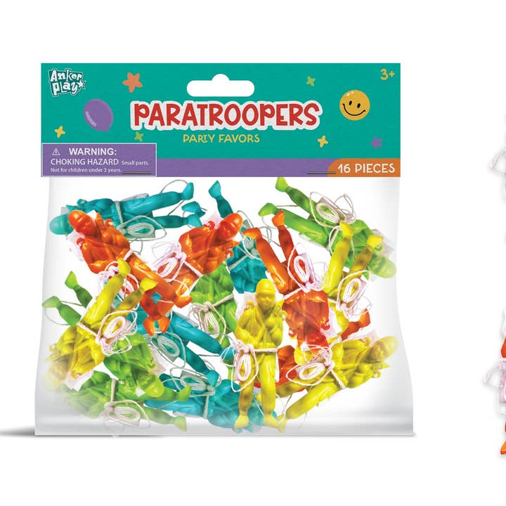 Anker Play Products - Wholesale Party Favor - Rainbow Party Paratroopers0