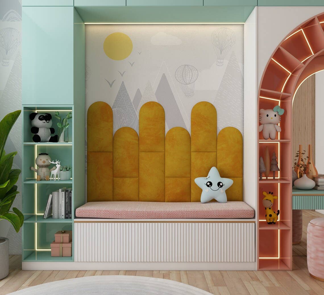 ATB-Sound sp. z o. o. - Wholesale Wall Decor - Kids & Baby - Soft Velour Acoustic Headboard Panels | Kids' Room Decor0