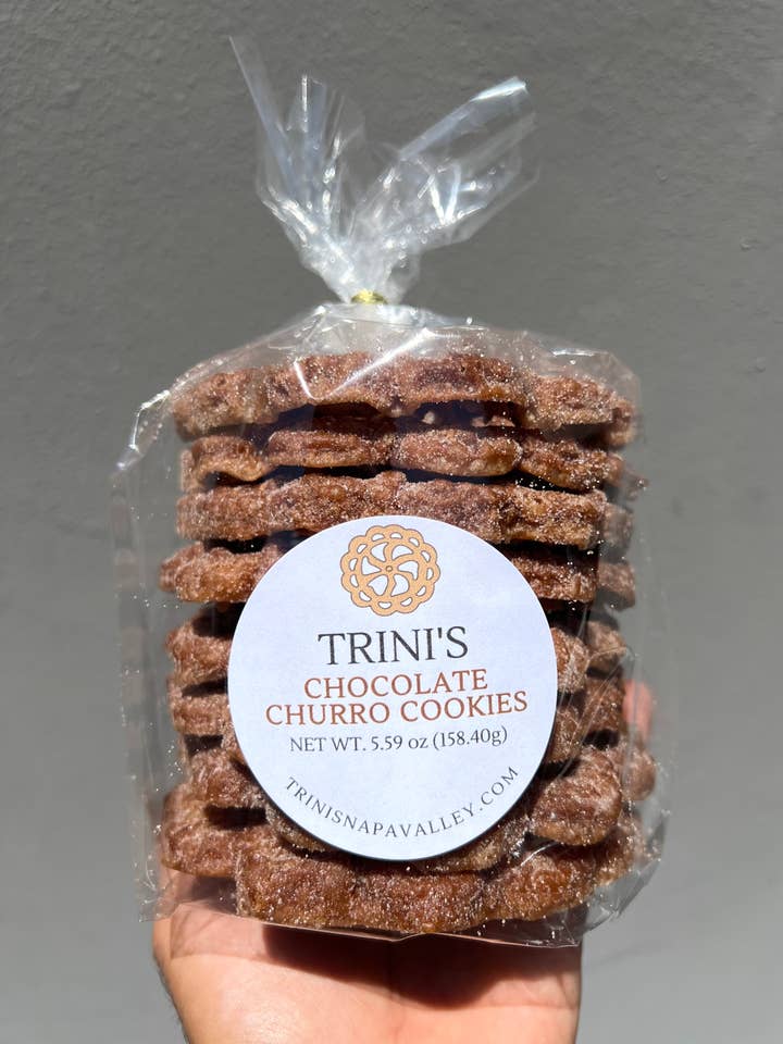 Trini's Chocolate Churro Cookies, 8 Pack for wholesale by Trini’s Churro Cookies