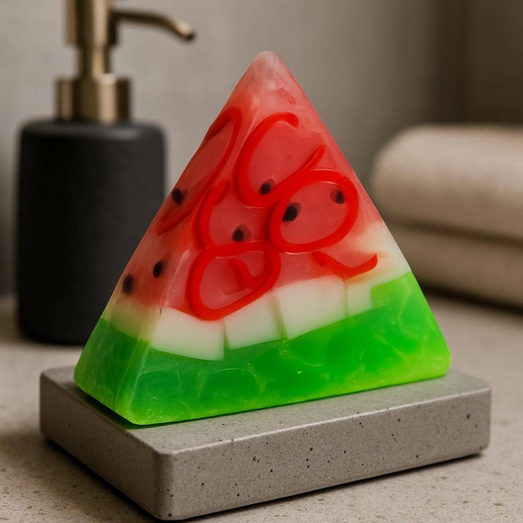 Priscila Leen Arts at Florida Soap Candle – Großhandel Feste Seife – Glycerin-Wassermelonen-Seife zum Schmelzen und Gießen, fruchtig1