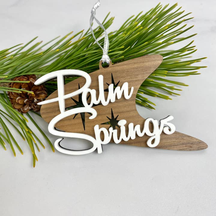 Atomic Kraftworks - Wholesale Ornament - Mid Century Style Boomerang Customizable Ornament10