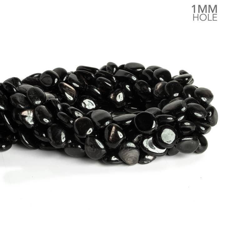 The Bead Traders - Wholesale Beads - 13x12mm Hypersthene Plain Ovals 15 inch 30 beads1