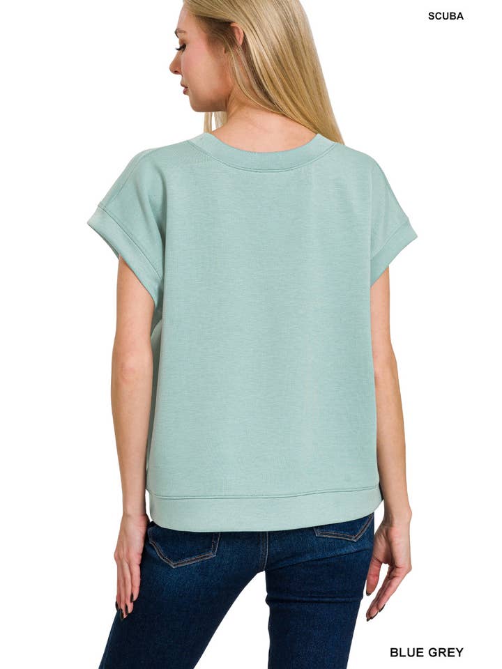 Vanilla Monkey - Wholesale Sweatshirt - Women's - Scuba Short Sleeve Sweatshirts10