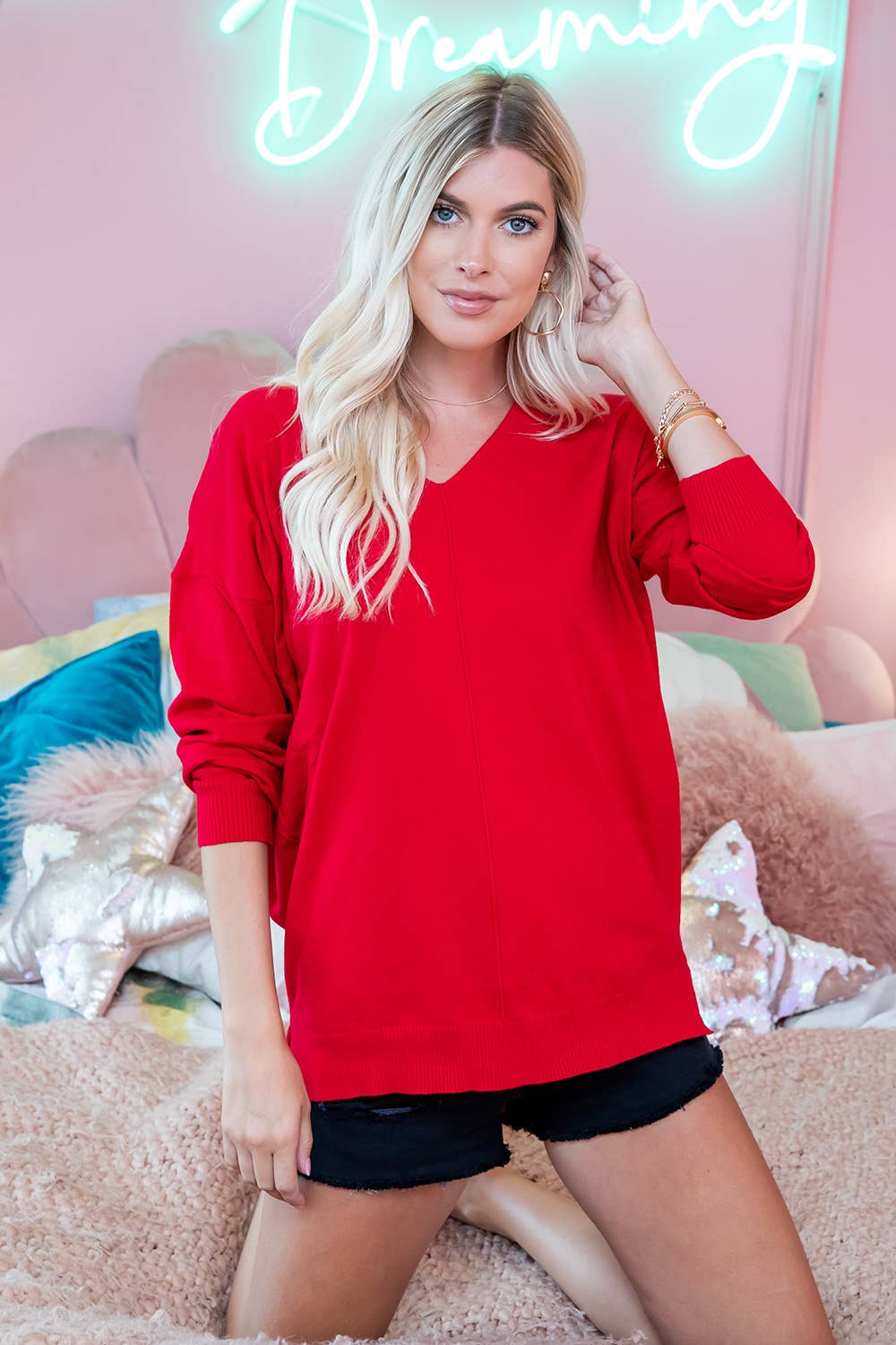 Sweet Lovely by Jen – wholesale Knitted jumper – Women′s – COZY KNIT  RELAXED  COMFY CASUAL  SWEATER37