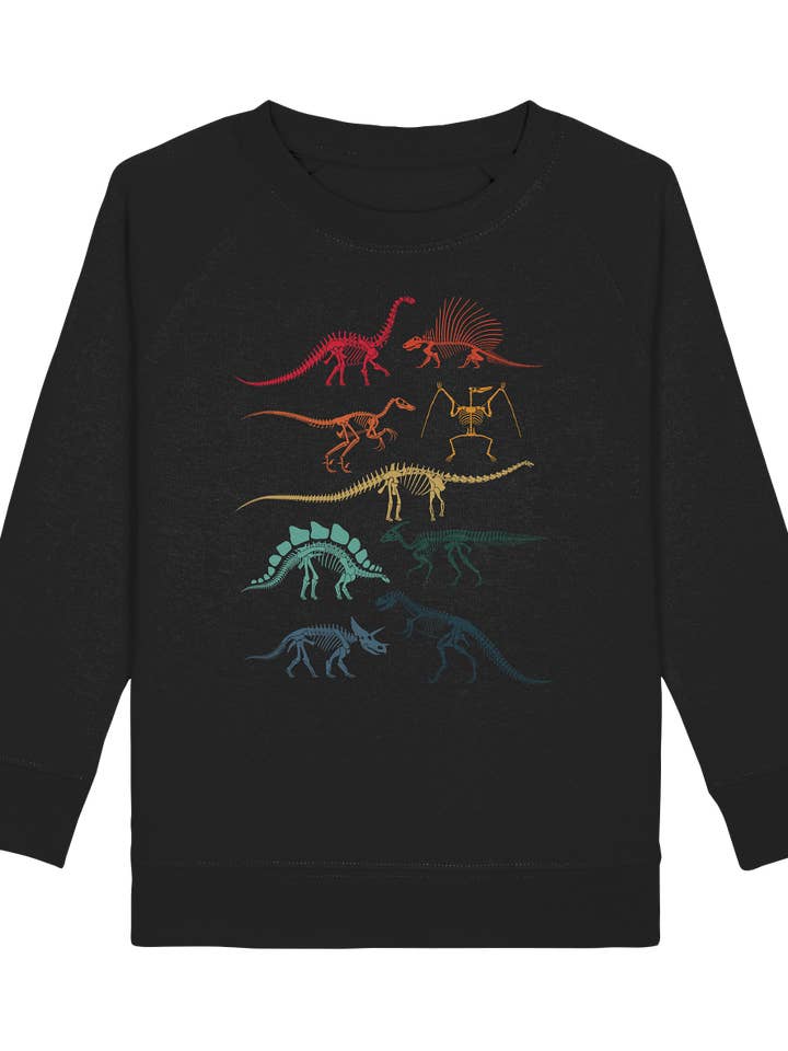 Dino Skelette Kinder Dinosaurier Sweatshirt für den Großhandel von Tigerlino®