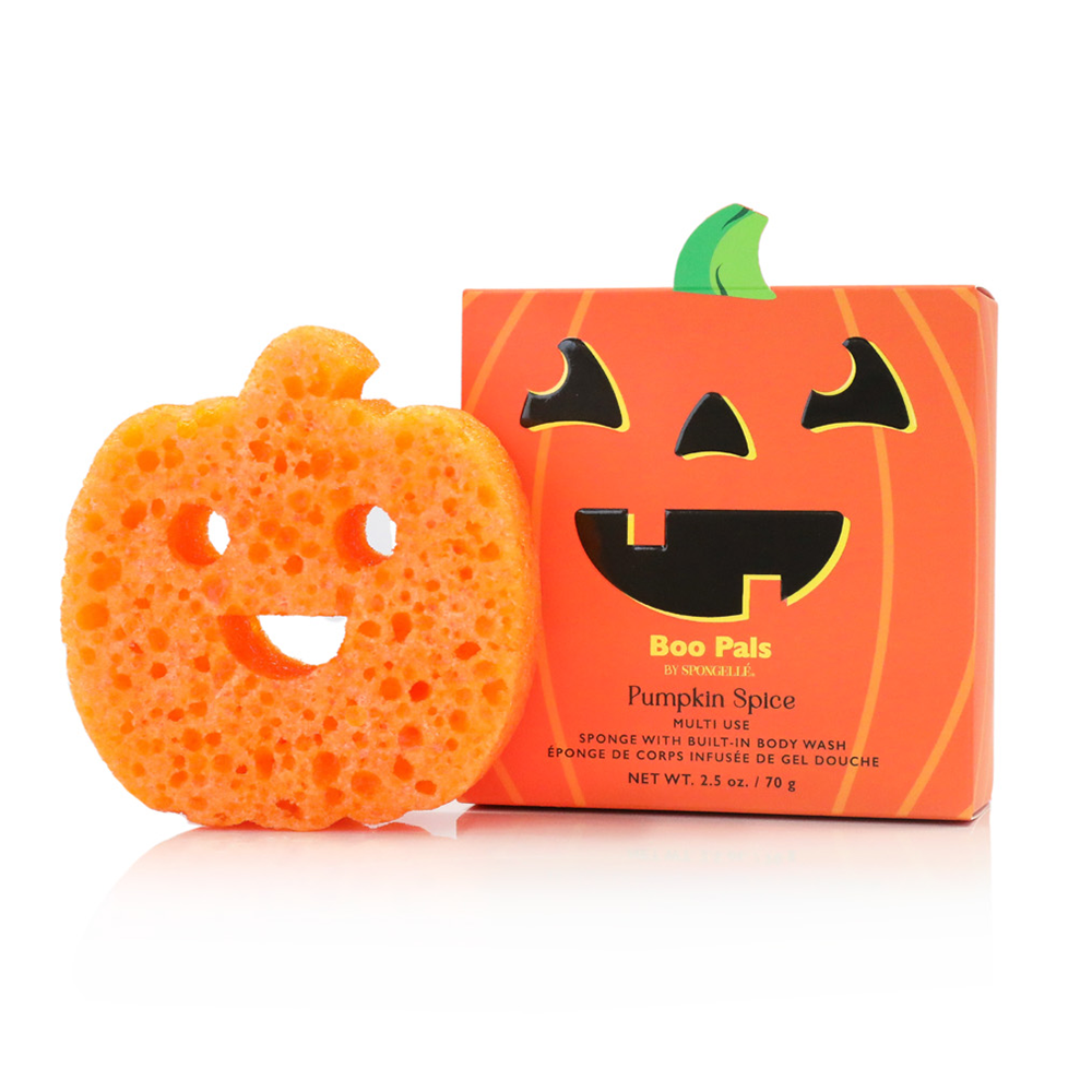 Spongellé | Easter Gifts | Mother's Day 2026 | Spring Gifts - Wholesale Bath Pouf/Sponge - Boo Pals Halloween 2026 Buffer Assorted Pack4