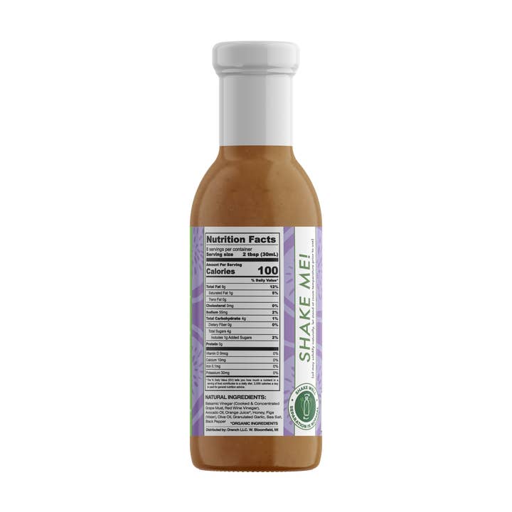 drench, llc - Wholesale Salad Dressing - Balsamic Fig Vinaigrette Dressing & Marinade 8 oz2
