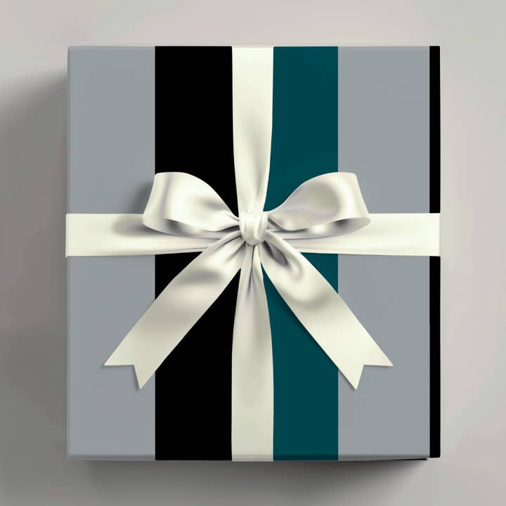 Wrapping Papered – wholesale Omslagspapper – Philadelphia Eagles-inspirerat randigt omslagspapper0