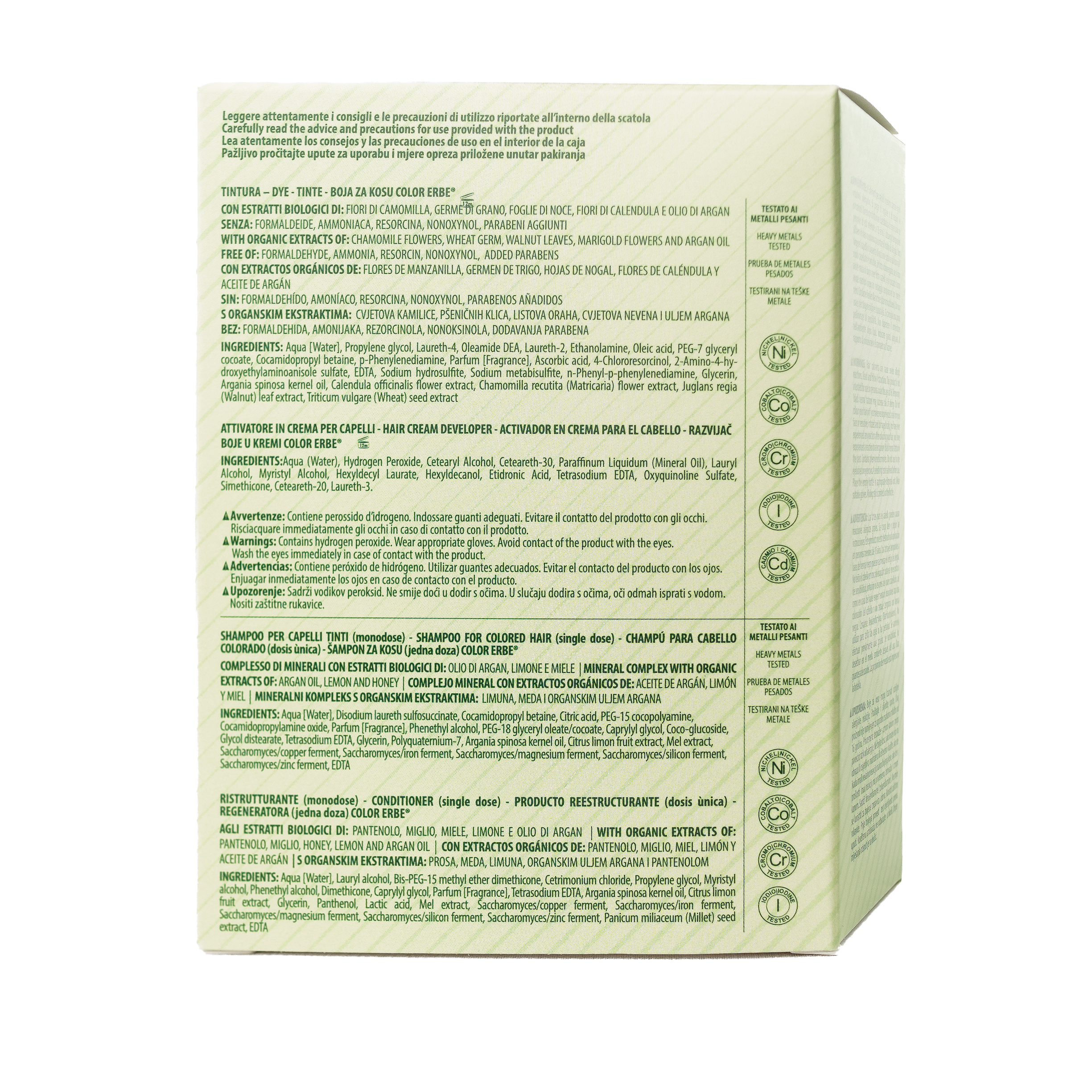 COLOR ERBE - Wholesale Haarverf - Color Erbe biologische haarkleur chestnut (4.0) - Made in Italy6