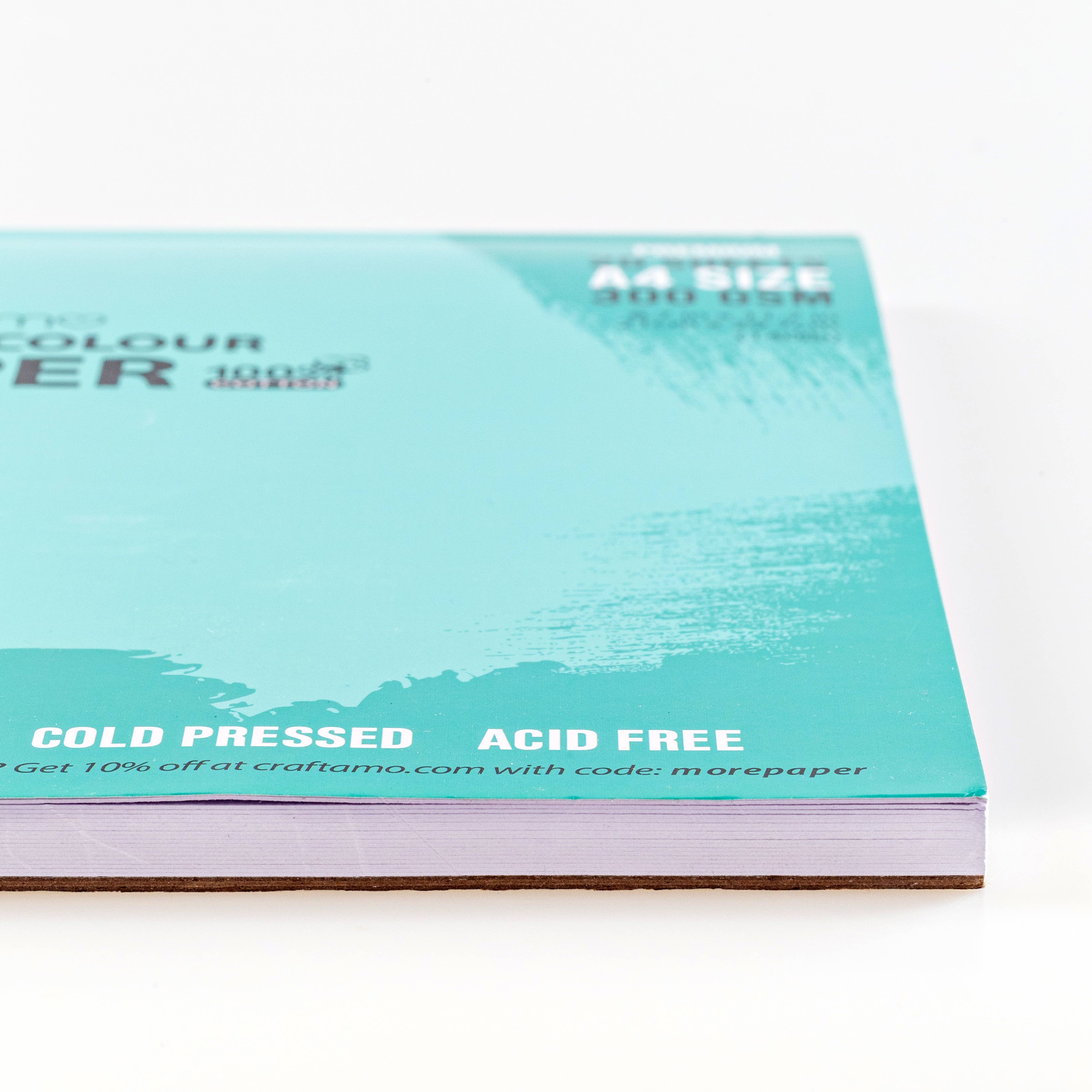 Craftamo - Wholesale Painting paper - Watercolor Paper (Premium 100% Cotton, 300GSM, Cold Pressed)5