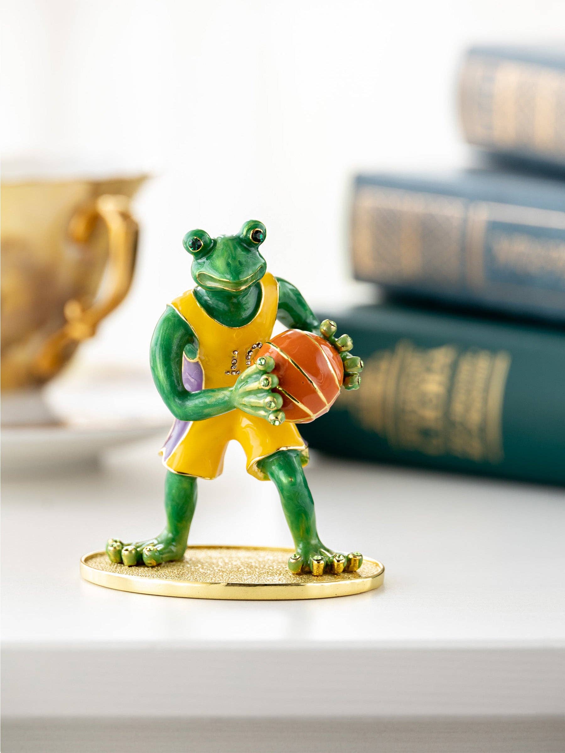 Keren Kopal - Wholesale Decorative Figurine - Frog Playing Basketball9