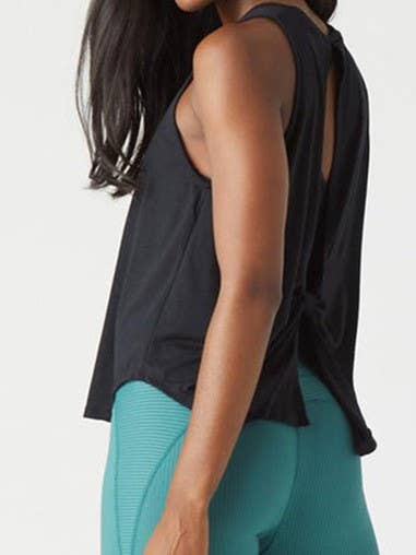 Rosa Clothing - Wholesale Tank Top - Women's - athletic workout tee Sports top Split Back Muscle Tank11