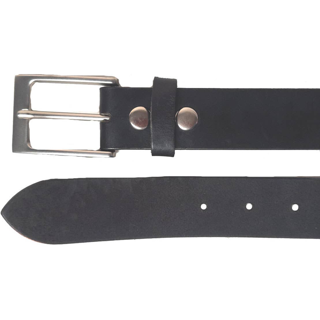 IGI CANADA - Wholesale Belt - Unisex - GENUINE LEATHER BELT PLAIN 35MM BLACK AND BROWN #10352