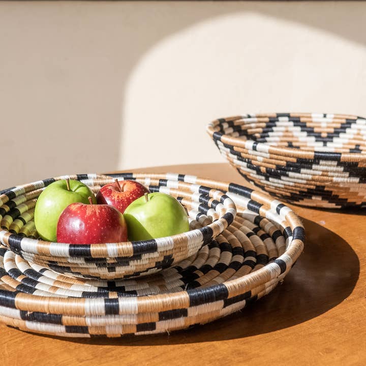 Villages Wholesale - Wholesale Decorative Plate/Dish/Bowl - Rising Star Handwoven Bowl (3 Sizes)10