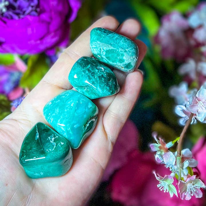 Mandala Gems - Venta al por mayor Piedras/cristales espirituales - Calcedonia de cromo pulido, motorolita