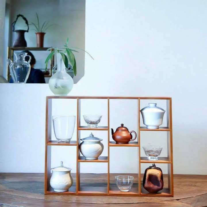 everythingbamboo - Wholesale Display Shelf - Bamboo Display Shelf Storage Shelf Modern Style Shelf Stand Storage Home Decoration6