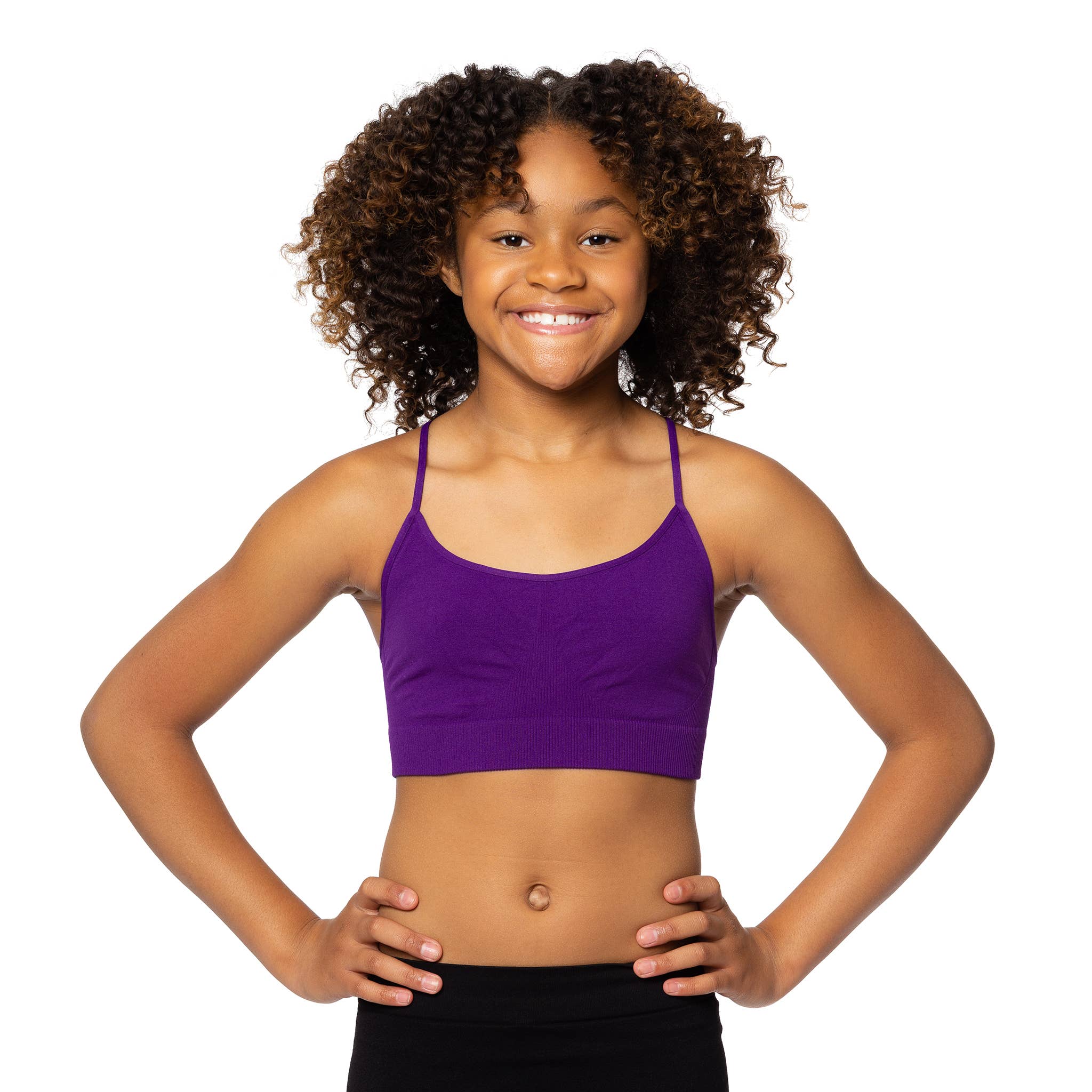 Malibu Sugar - Vendita all'ingrosso Intimo - Bambini - Reggiseno Racerback Cami Ragazze Taglia Unica21