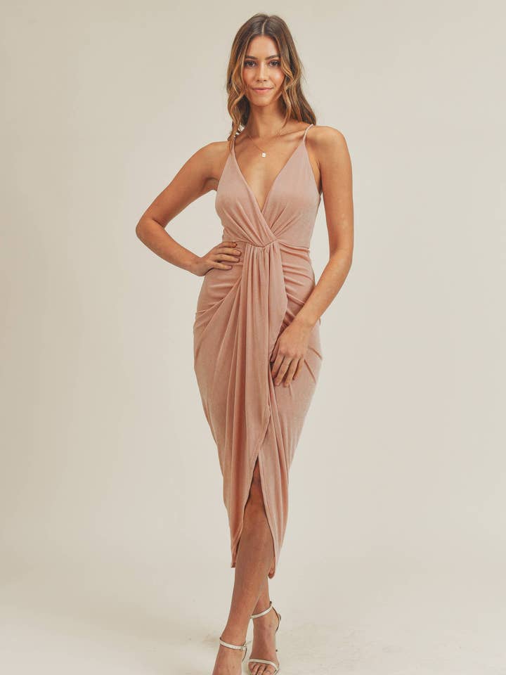 Pearl midi-jurk voor wholesale door The Mel Boutique