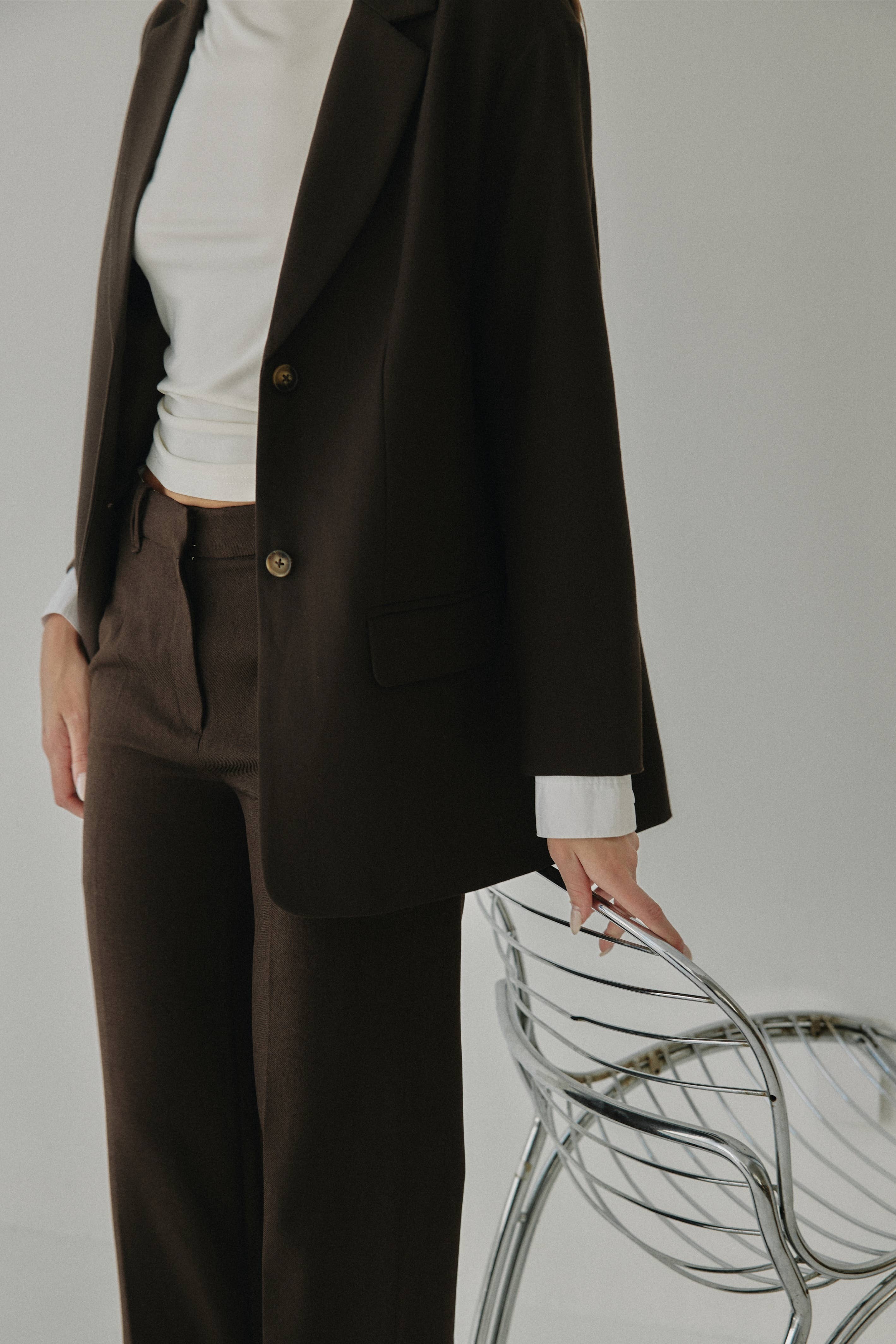 All Row - Wholesale Blazer - Women's - The Sally Jacket | Oversized Layered Blazer18