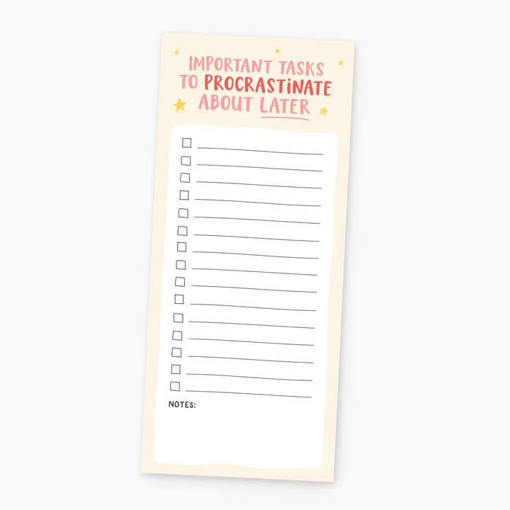To Do List Notepad, Funny Gift Ideas, Productivity Lists for wholesale by Kreate Paper Co.