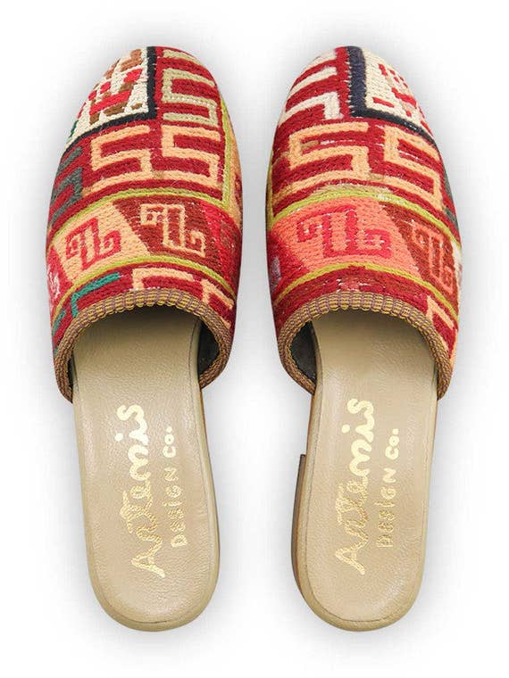 Women's Sumak Kilim Slides - Size 8 for wholesale by Artemis Design Co.