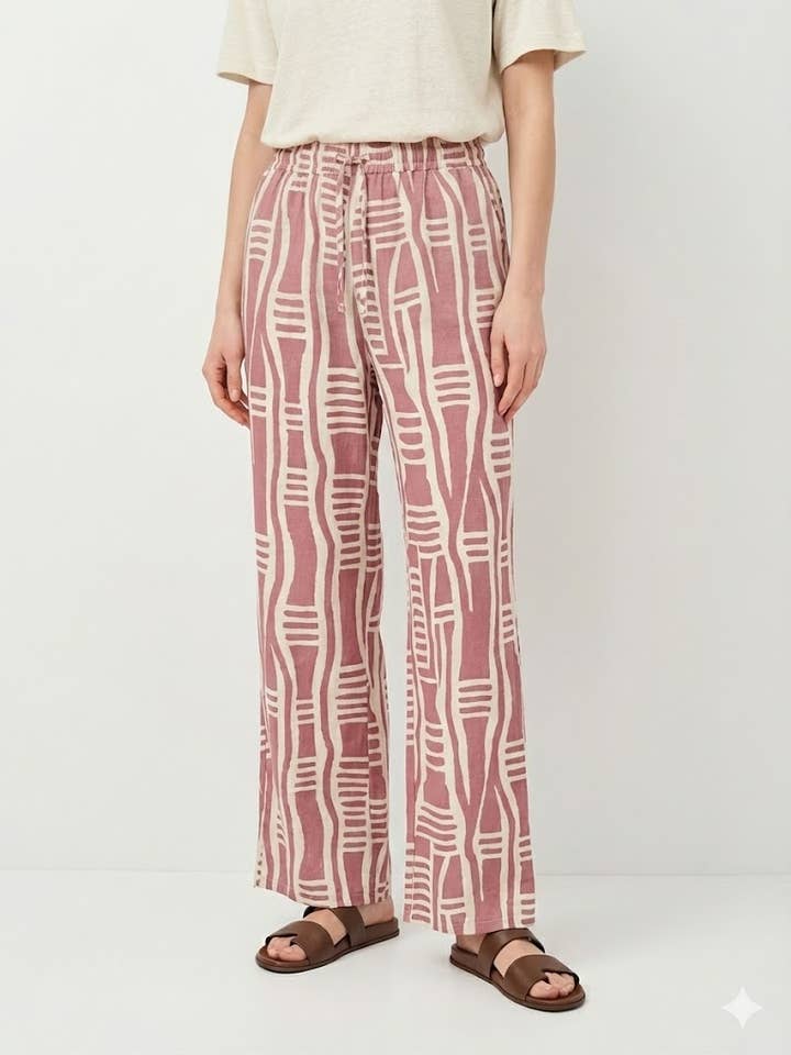 Mimi & Gogo – Engroshandel Bukser - Dame – Bukser med New Art Print @5357_PaNewArt5