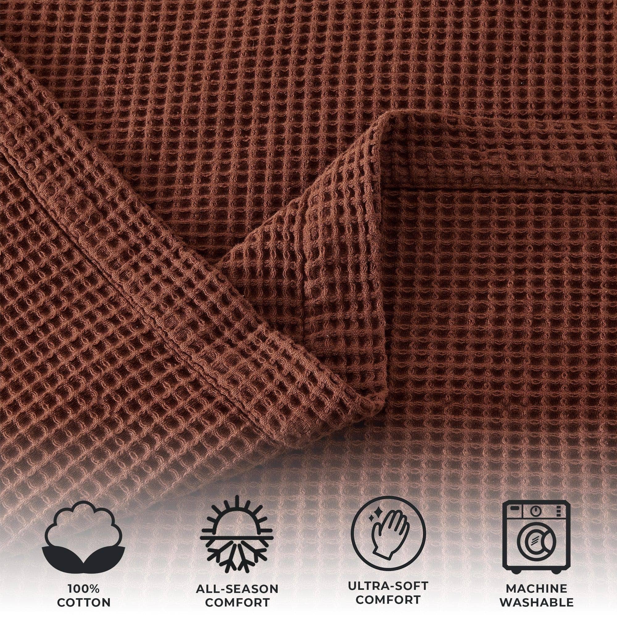 BH Collective - Wholesale Bedding Blanket - Bed Blanket - 100% Cotton Waffle Weave - Mikala Collection33