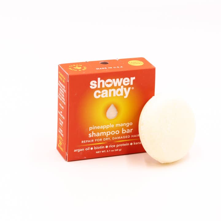 Shower Candy - Wholesale Shampoo Puck/Solid Shampoo - Shower Candy Pineapple Mango Shampoo Bar – Repair for Dry, Damaged Hair3