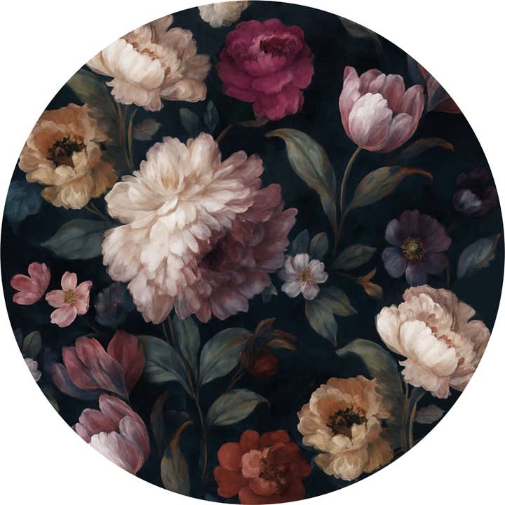 Melli Mello Wall Circle Noir Bloom for wholesale by Melli Mello