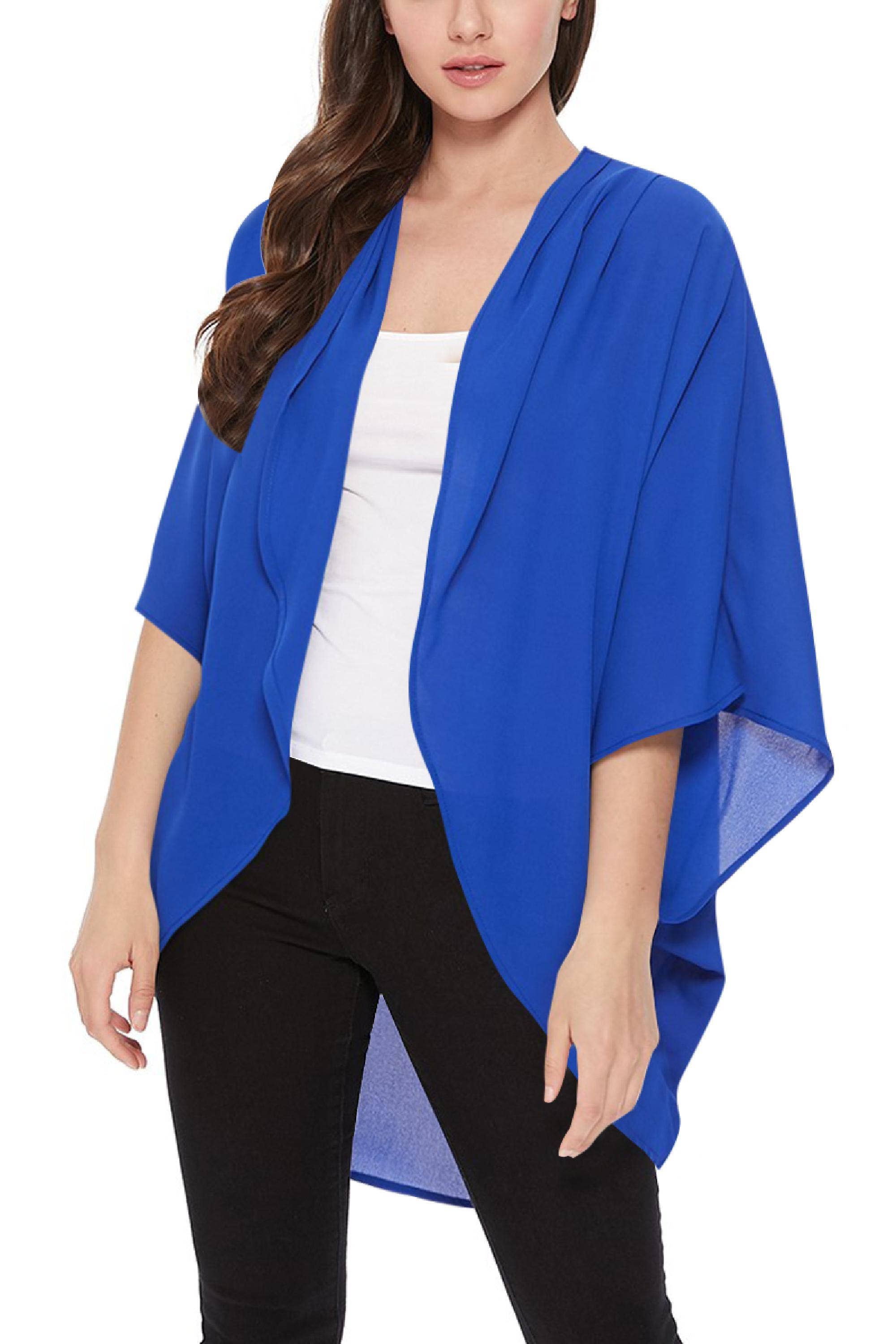 MOA COLLECTION - Wholesale Kimono - Women's - Solid Color Loose Fit Kimono Style Cardigan15