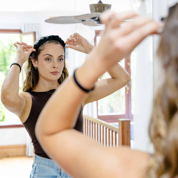 KOOSHOO - Wholesale Fashion Headband - Women's - Plastic-free Headband: Gather Head Wrap, Organic, Ruched4