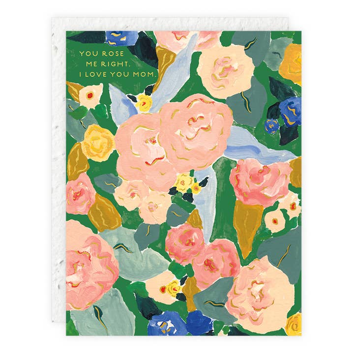 Rose Card - Mother's Day/ Mother's Birthday for wholesale by Seedlings