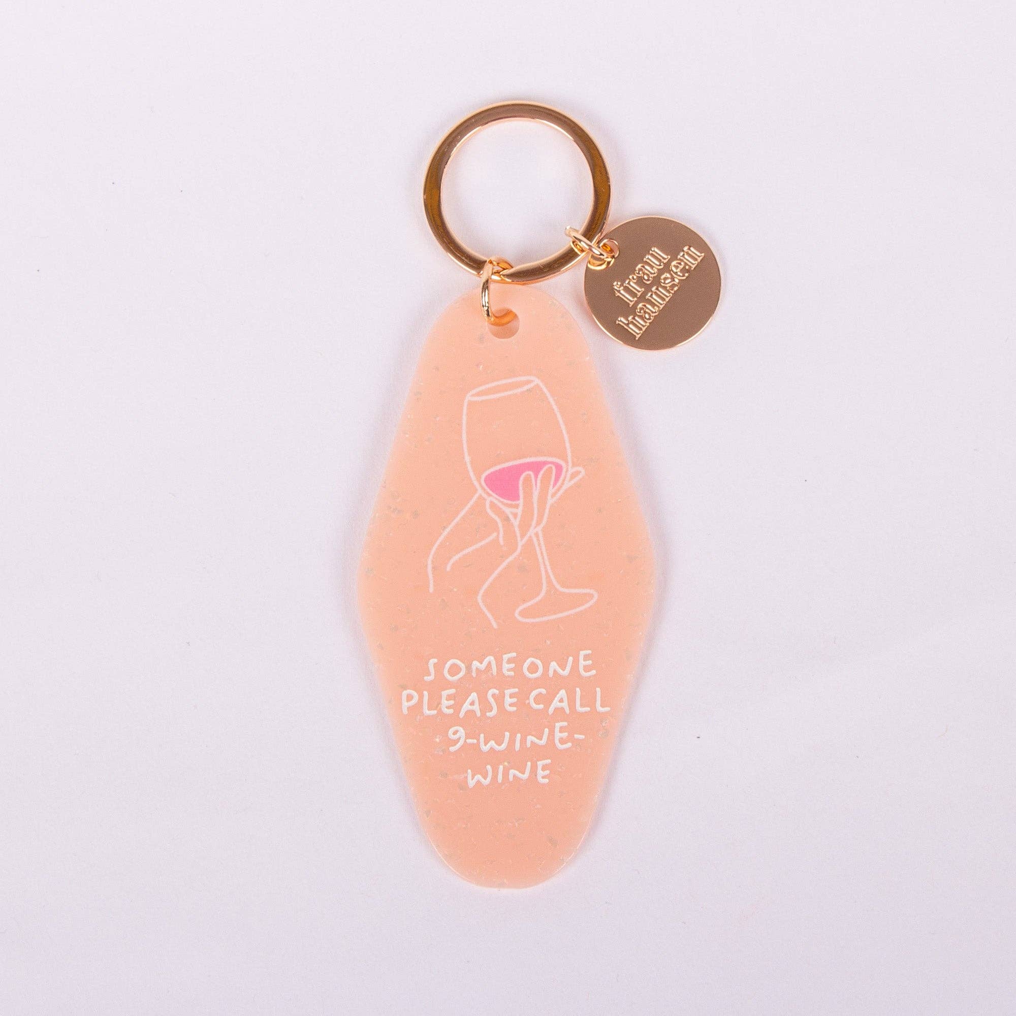 Frau Hansen – Engroshandel Nøglering - Dame – Nøglering 9-Wine-Wine (VE 6 stk.)0