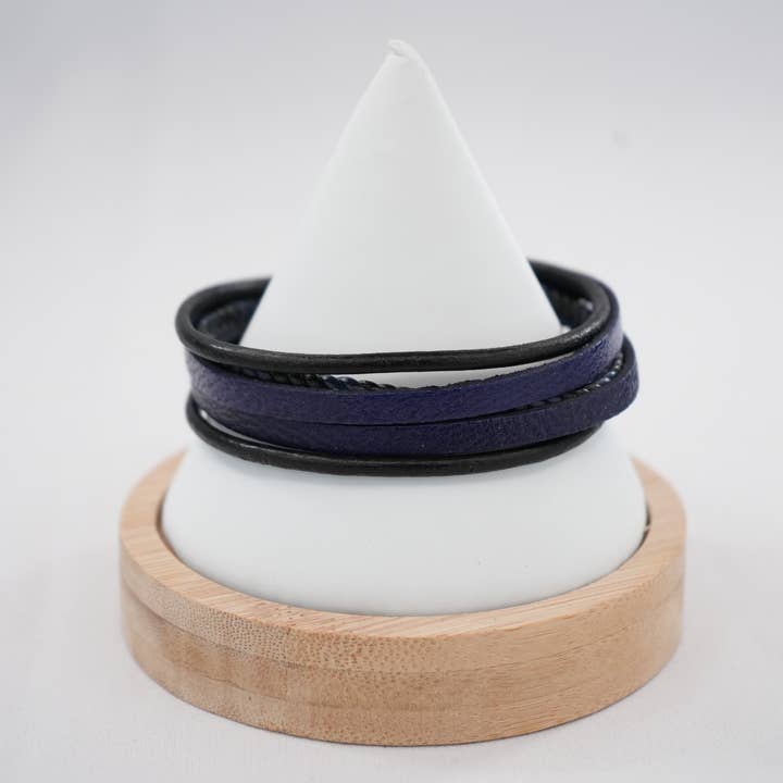 Premium Leather Cuffs: Stylish and Durable, Gift for Dad for wholesale by Loli