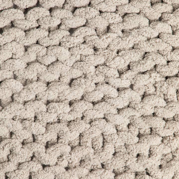 DEMDACO - Wholesale Throw Blanket - Chunky Knit Throw Blanket - Taupe2