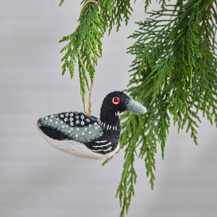 Park Designs - Wholesale Ornament - Loon Felt Ornament1