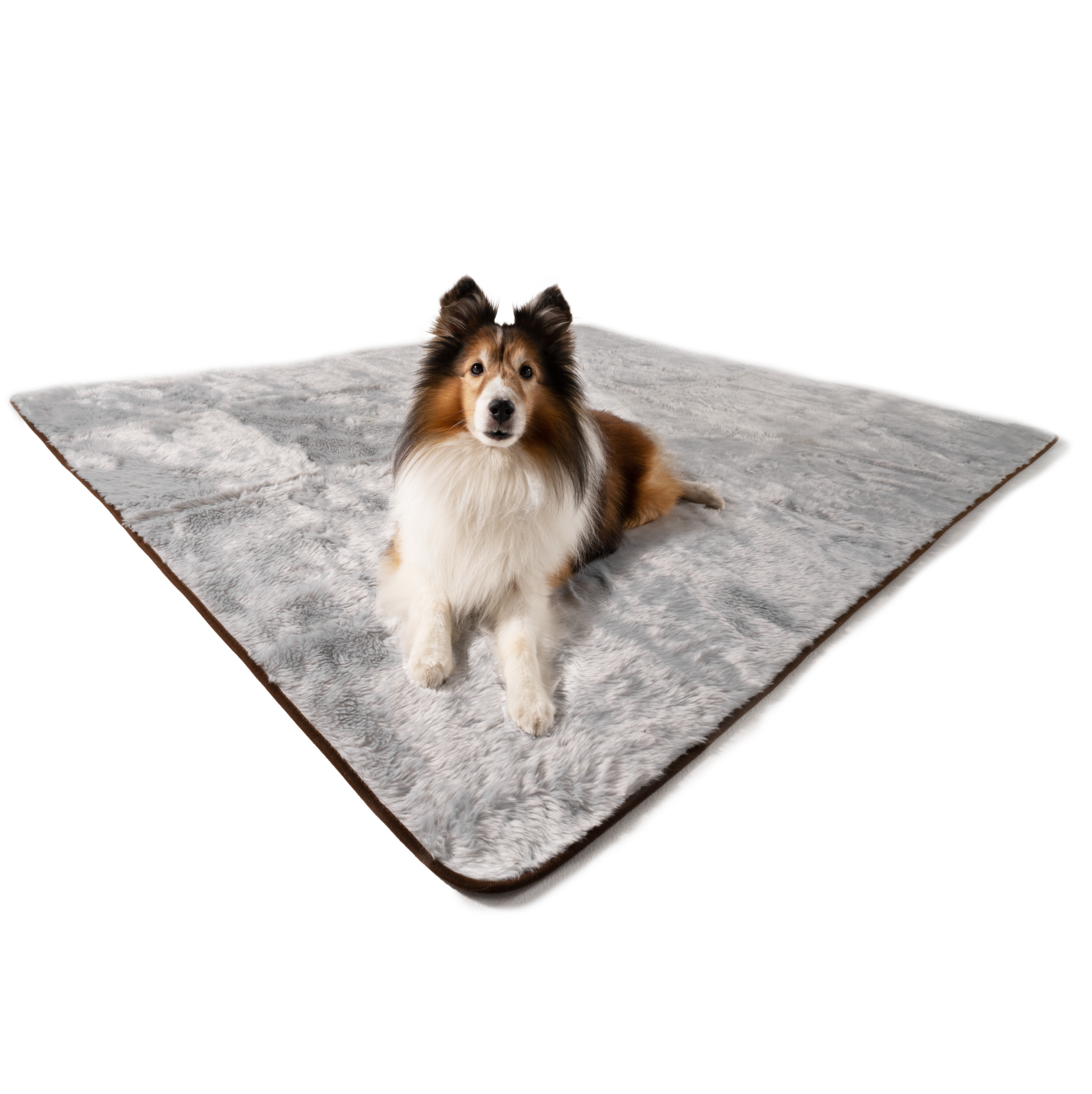 Paw Brands - Wholesale Pet Blanket - Dog - PupProtector™ Short Fur Waterproof Throw Blanket - Grey2