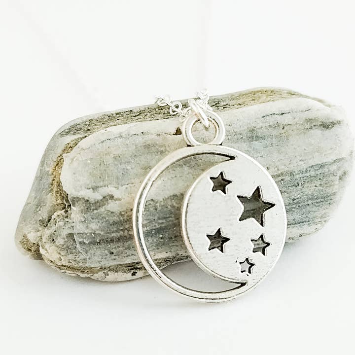 Starry Night Necklace, Celestial Necklace for wholesale by Piccadilly Pendants