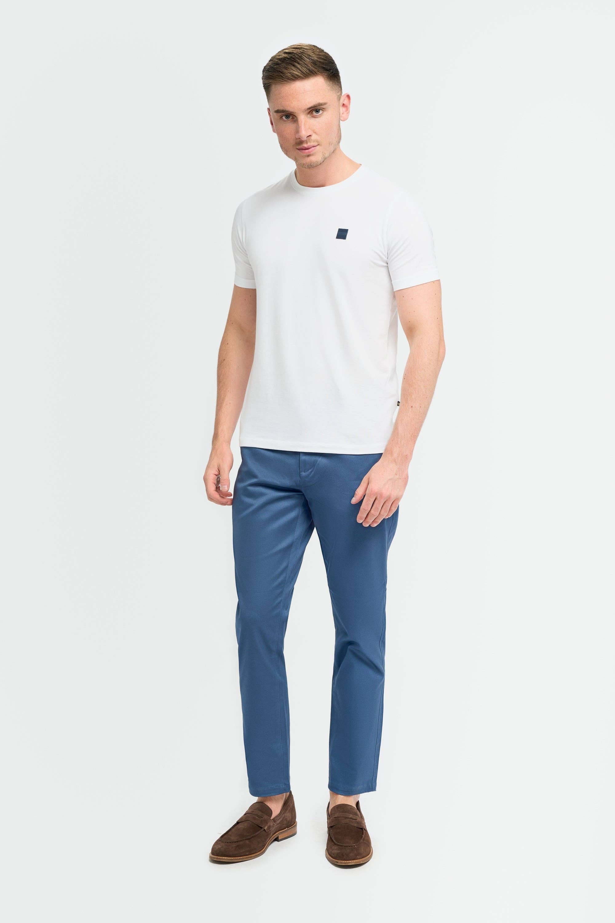 CASTLESON - Wholesale Pants - Men's - Chino pants men Cobalt - Cavani Dakota3