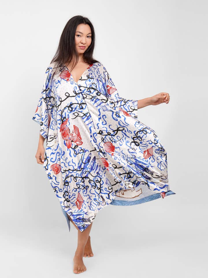 Kaftankjole / "St Ives" for engroshandel hos Jessica Russell Flint