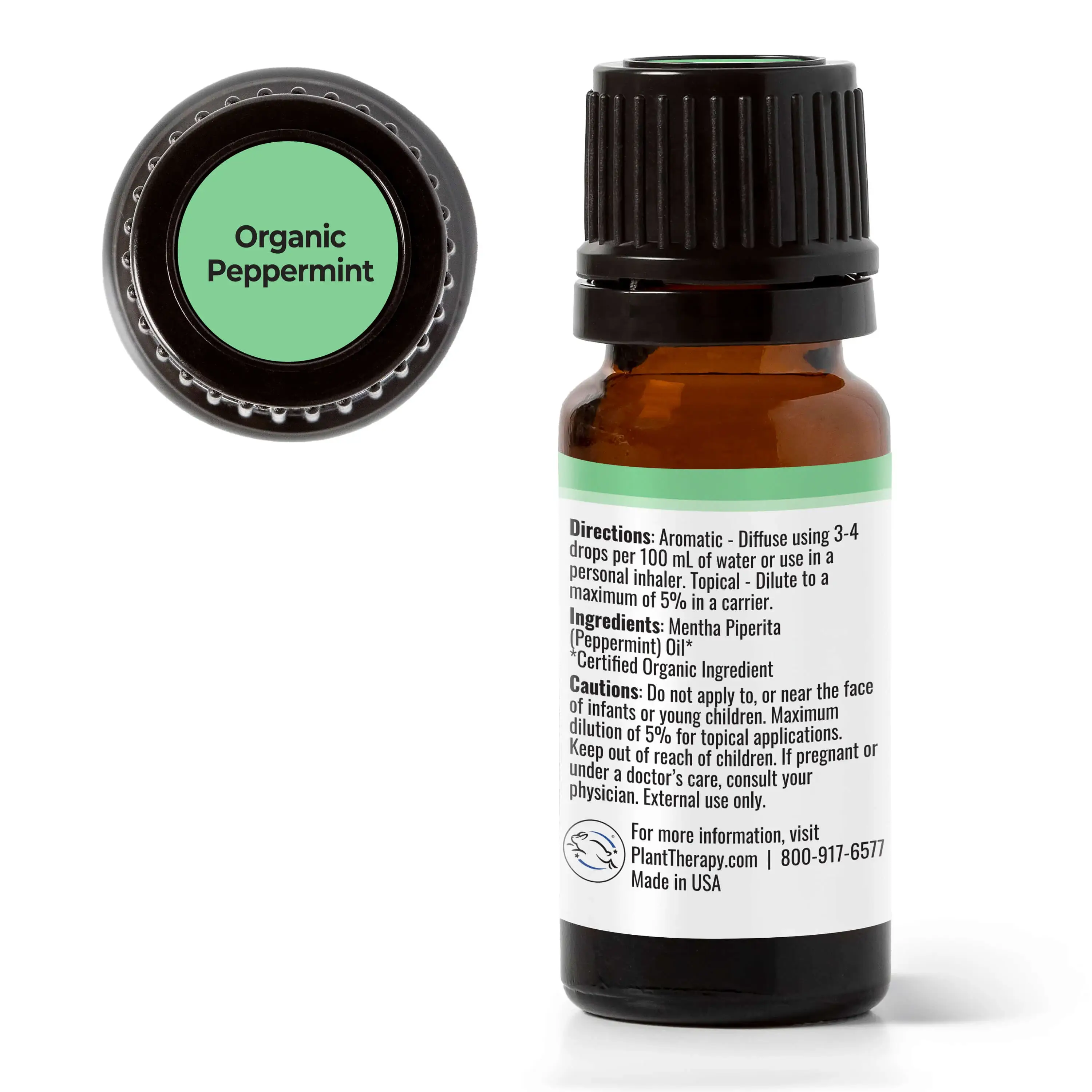 Plant Therapy - Wholesale Essential Oil - Organic Peppermint Essential Oil 10 mL1