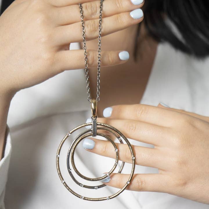 Egyptiske samling, sølv vedhæng halskæde for engroshandel hos Dario De Maria