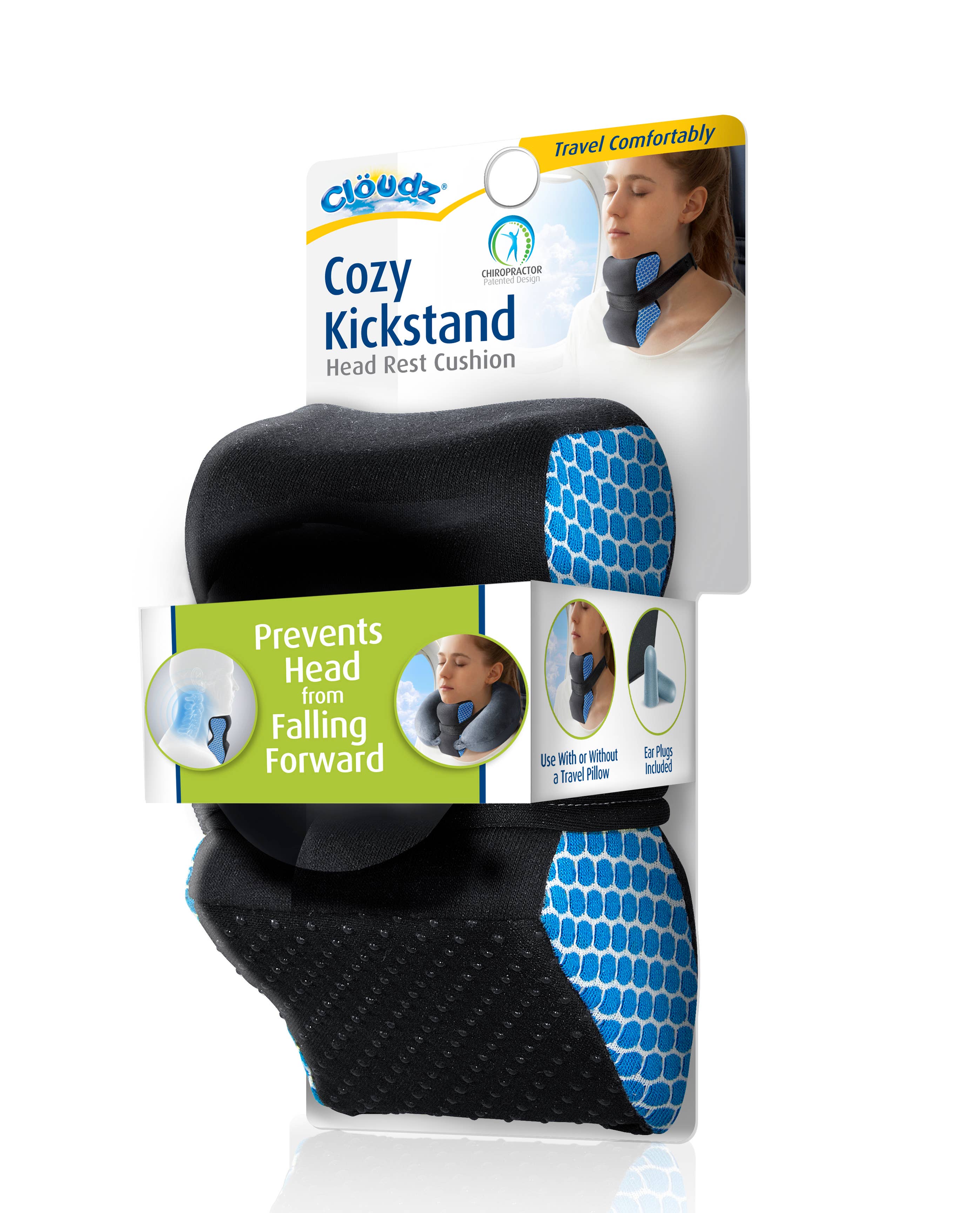 Cloudz - Wholesale Travel Pillow - Cloudz Travel Cozy Chin Support & Headrest Cushion2