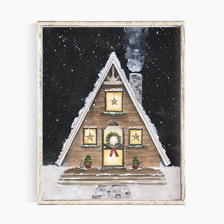 Christmas Cabin for wholesale by Emma Allen Design Studio