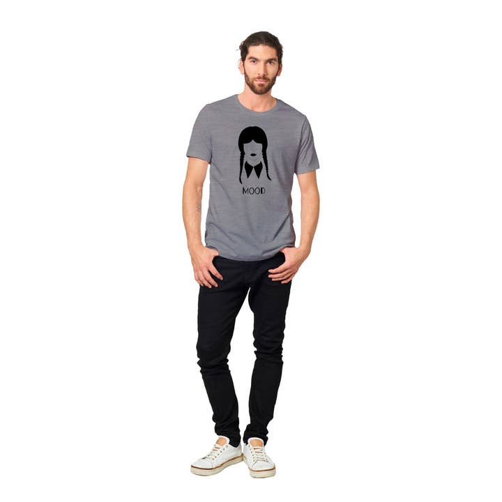mood (onsdag) -Triblend Unisex T-shirt med rund hals för wholesale av Wonderland monsters