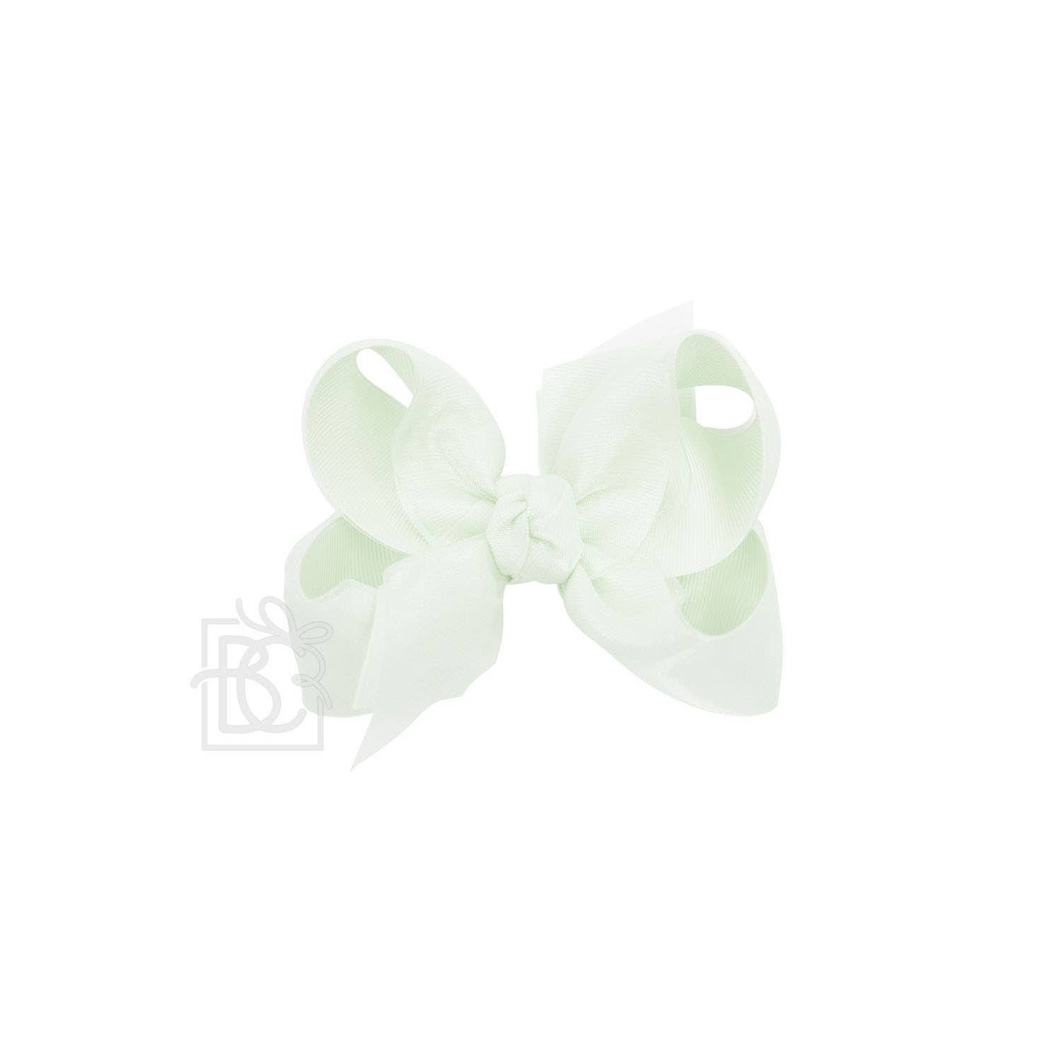 Beyond Creations, LLC – wholesale Hair bow – Kids – LAYERED ORGANZA/GROSGRAIN BOW ON CLIP31