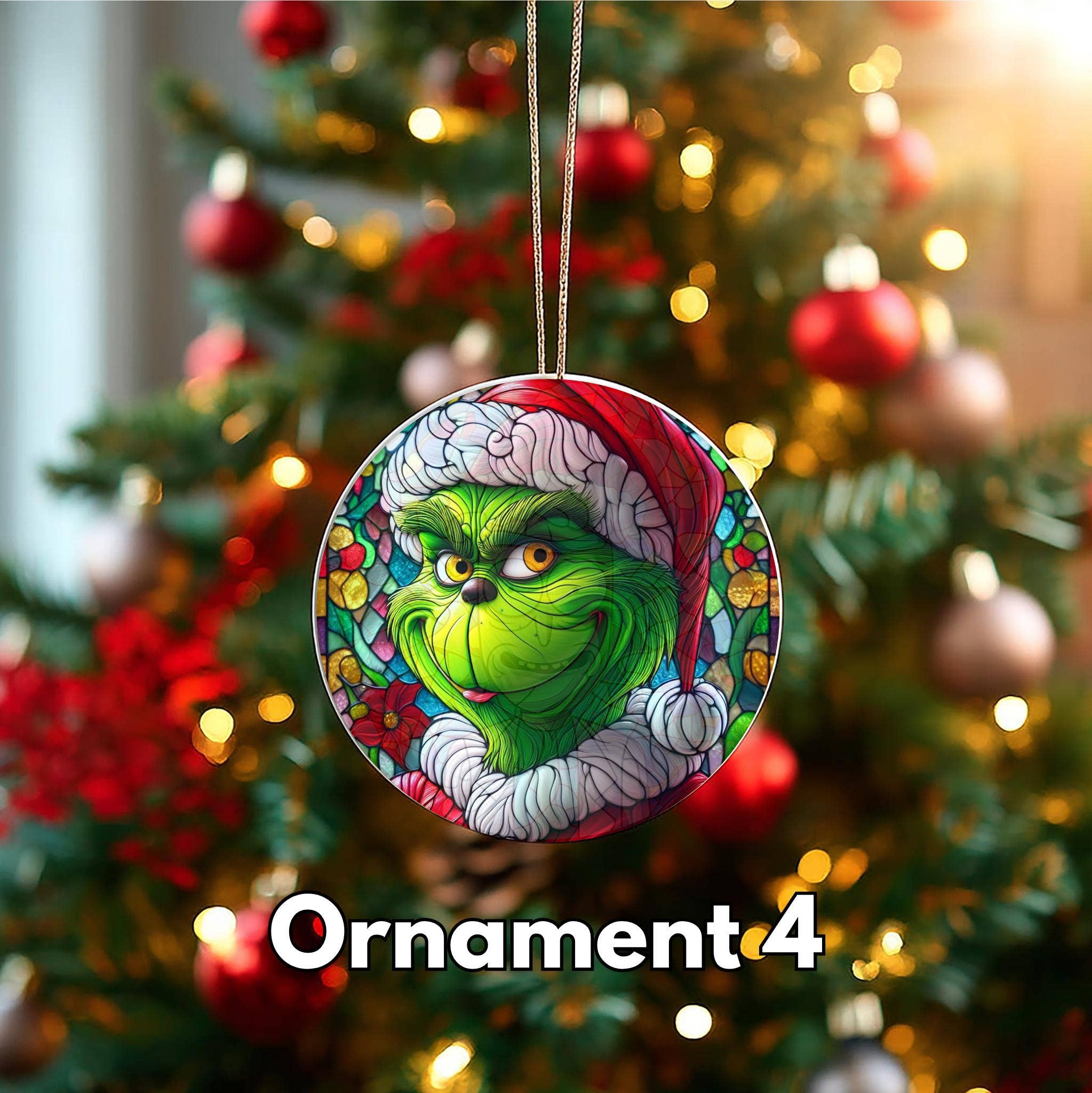 TMLECOM LTD - Wholesale Ornament - Xmas Grinch Ceramic Ornament, Christmas Tree Grinch Ornament3